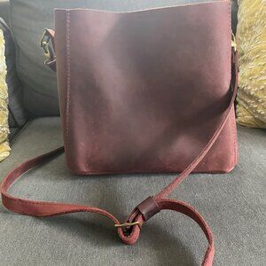 Portland Leather Butterfly Bucket Bag